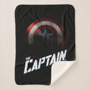 Avengers Classics   Captain America Bold Graphic Sherpa Blanket