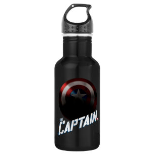 Avengers Classics   Captain America Bold Graphic Stainless Steel Water Bottle