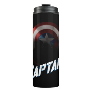 Avengers Classics   Captain America Bold Graphic Thermal Tumbler