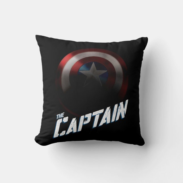 Avengers Classics | Captain America Bold Graphic Throw Pillow (Front)