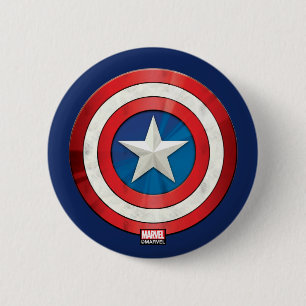 Avengers Classics   Captain America Brushed Shield Button
