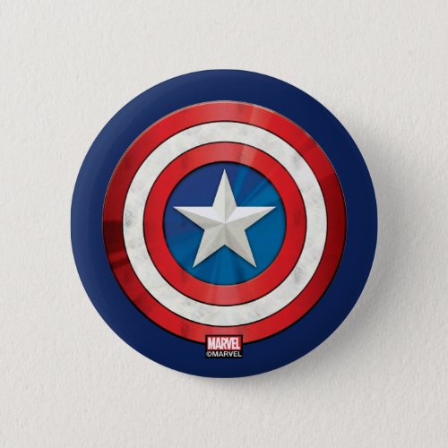 Avengers Classics  Captain America Brushed Shield Button