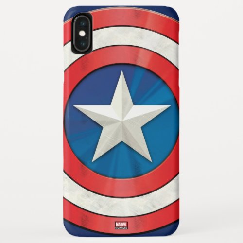 Avengers Classics  Captain America Brushed Shield iPhone XS Max Case