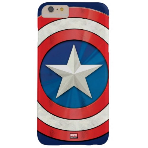 Avengers Classics  Captain America Brushed Shield Barely There iPhone 6 Plus Case