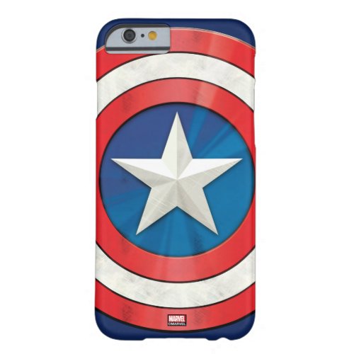 Avengers Classics  Captain America Brushed Shield Barely There iPhone 6 Case