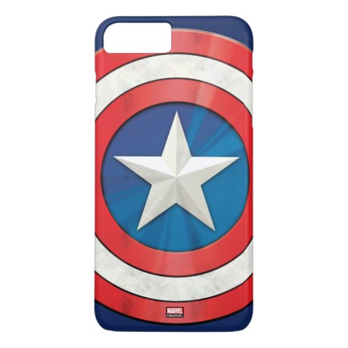 Avengers Classics  Captain America Brushed Shield iPhone 8 Plus7 Plus Case