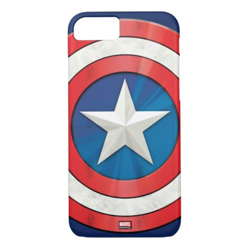 Avengers Classics  Captain America Brushed Shield iPhone 87 Case