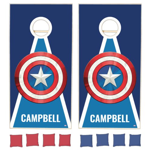 Avengers Classics  Captain America Brushed Shield Cornhole Set