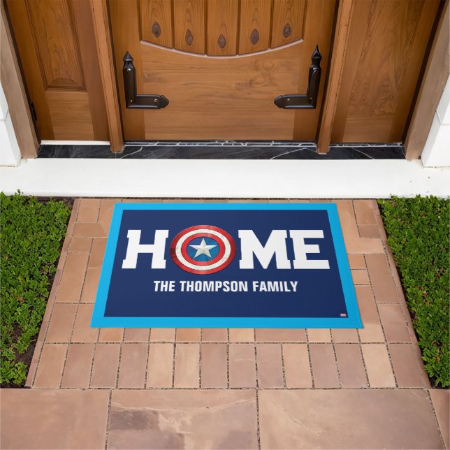 Avengers Classics | Captain America Brushed Shield Doormat (Outdoor)