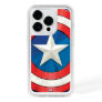 Avengers Classics | Captain America Brushed Shield OtterBox iPhone 14 Pro Case