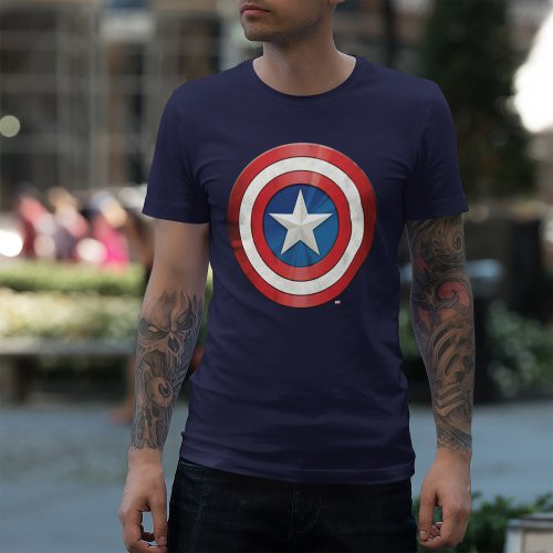 Avengers Classics  Captain America Brushed Shield T_Shirt