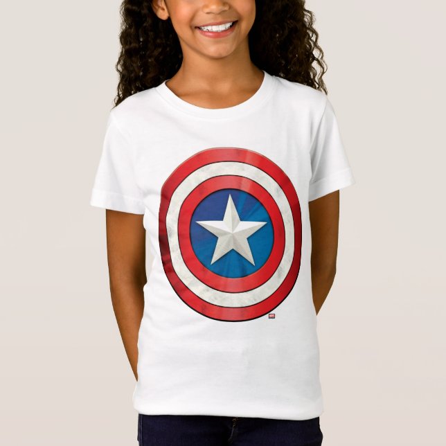 Avengers Classics | Captain America Brushed Shield T-Shirt (Front)