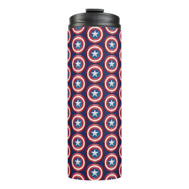 Avengers Classics | Captain America Brushed Shield Thermal Tumbler (Front)