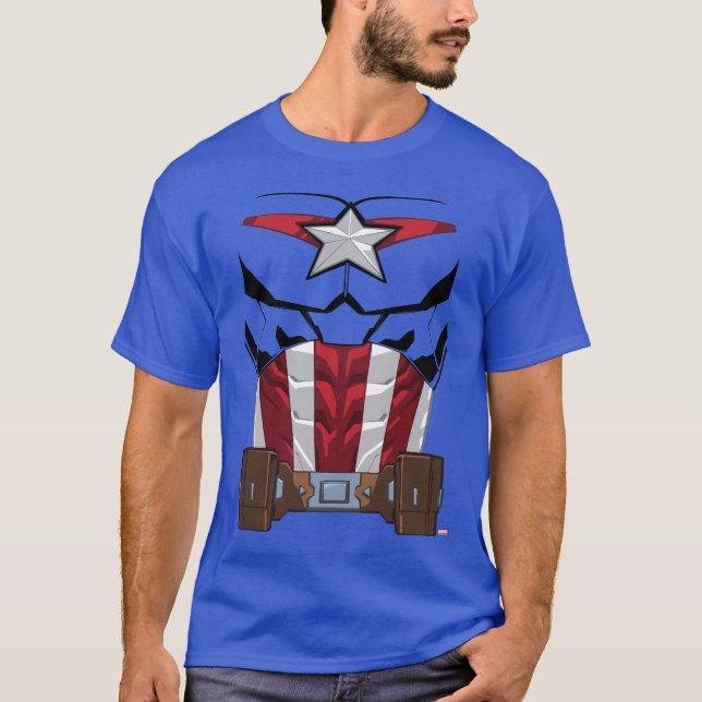 Avengers Classics | Captain America Chest Costume T-Shirt (Front)