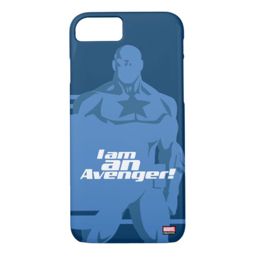 Avengers Classics  Captain America I Am Art iPhone 87 Case