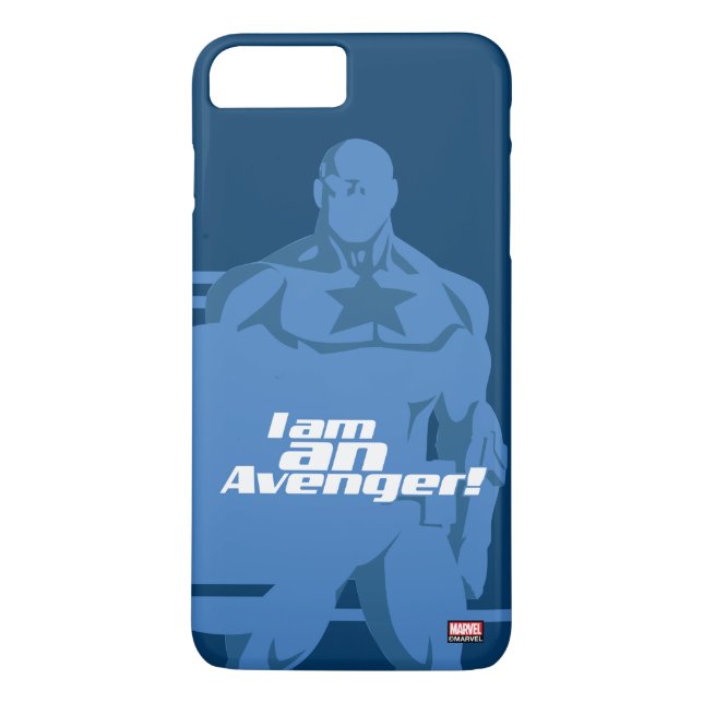 Avengers Classics | Captain America "I Am" Art Case-Mate iPhone Case (Back)