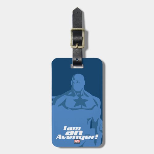 Avengers Classics  Captain America I Am Art Luggage Tag