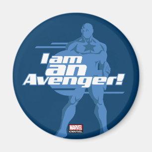 Avengers Classics Captain America "I Am" Art Magnet