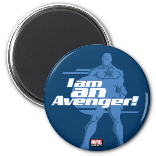 Avengers Classics  Captain America I Am Art Magnet