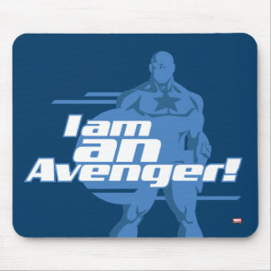 Avengers Classics   Captain America "I Am" Art Mouse Pad