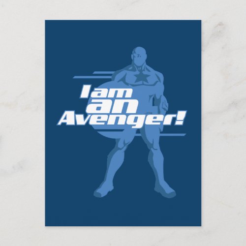 Avengers Classics  Captain America I Am Art Postcard