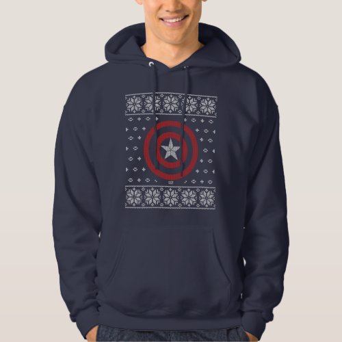 Avengers Classics  Captain America Knit Graphic Hoodie