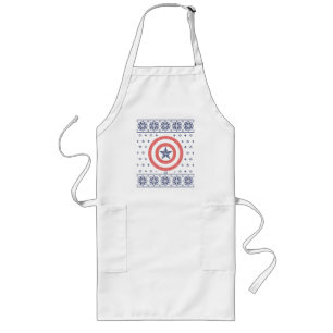 Avengers Classics Captain America Knit Graphic Long Apron