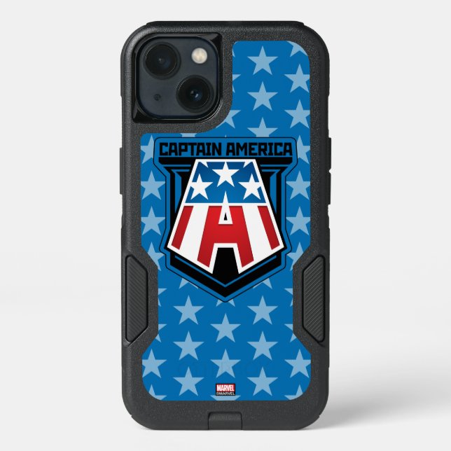 Avengers Classics | Captain America Patriotic Icon Otterbox iPhone Case (Back)