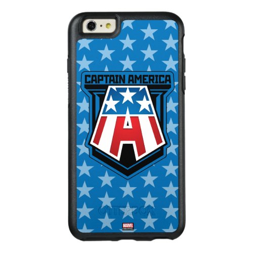 Avengers Classics  Captain America Patriotic Icon OtterBox iPhone 66s Plus Case