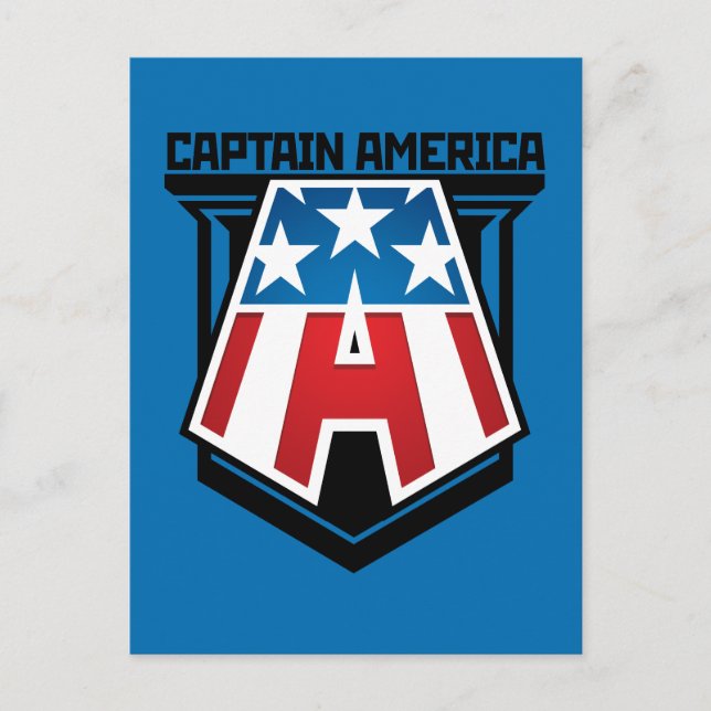 Avengers Classics | Captain America Patriotic Icon Postcard (Front)