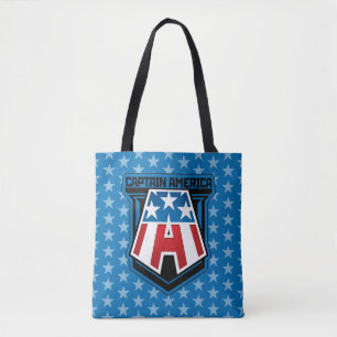 Avengers Classics   Captain America Patriotic Icon Tote Bag