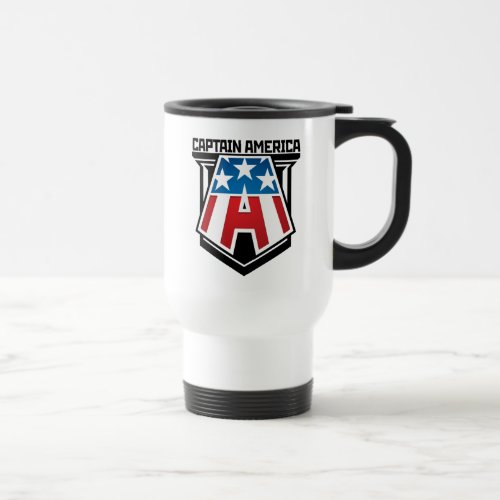 Avengers Classics  Captain America Patriotic Icon Travel Mug