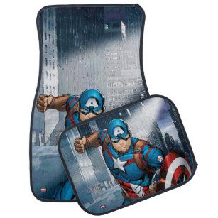 Captain America Shield Car Floor Mats Zazzle