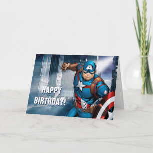 Avengers Classics   Captain America Runs Forward Card