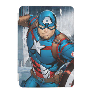 Avengers Classics   Captain America Runs Forward iPad Mini Cover