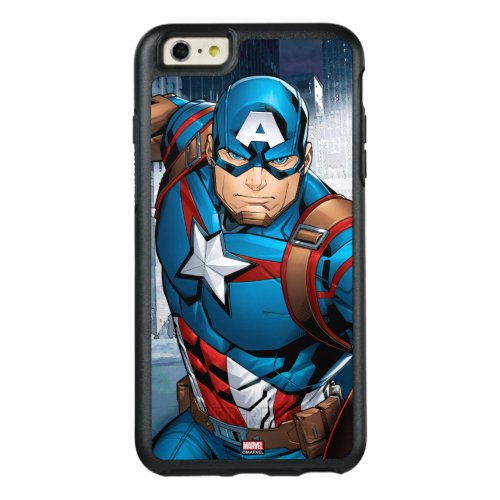 Avengers Classics  Captain America Runs Forward OtterBox iPhone 66s Plus Case