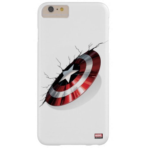 Avengers Classics  Captain America Shield Struck Barely There iPhone 6 Plus Case