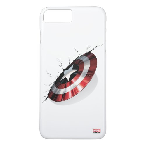 Avengers Classics  Captain America Shield Struck iPhone 8 Plus7 Plus Case