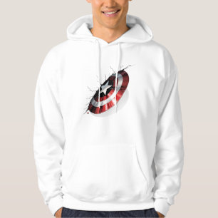 Avengers Classics   Captain America Shield Struck Hoodie