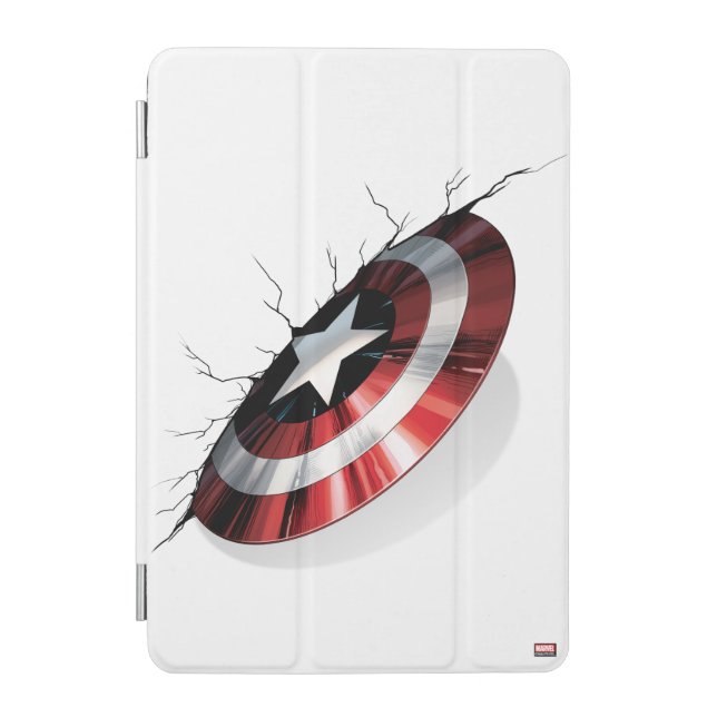 Avengers Classics | Captain America Shield Struck iPad Mini Cover (Front)