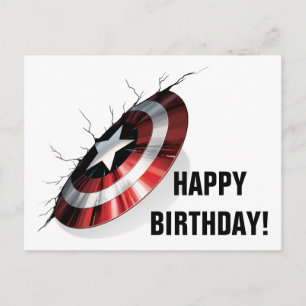 Avengers Classics Captain America Shield Struck Postcard
