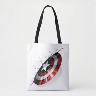 Avengers Classics Captain America Shield Struck Tote Bag