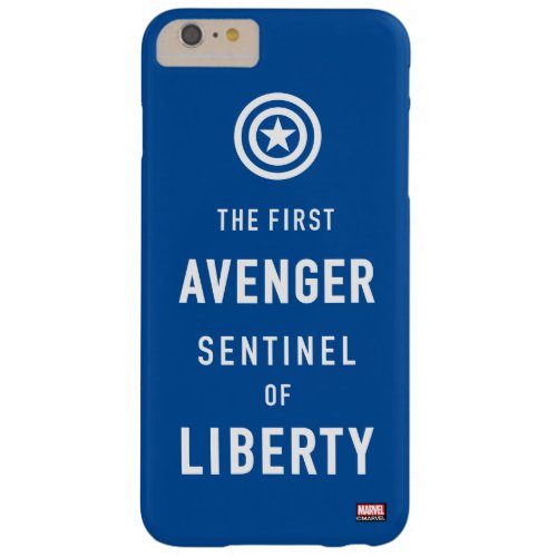 Avengers Classics  Captain America Typography Barely There iPhone 6 Plus Case