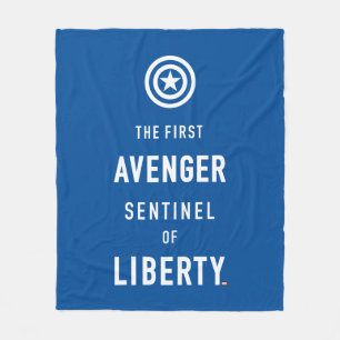 Avengers Classics   Captain America Typography Fleece Blanket