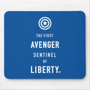 Avengers Classics   Captain America Typography Mouse Pad