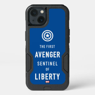 Avengers Classics Captain America Typography iPhone 13 Case