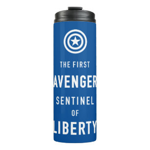Avengers Classics   Captain America Typography Thermal Tumbler