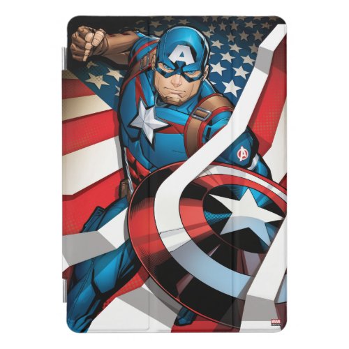 Avengers Classics  Captain America With Stripes iPad Pro Cover