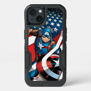 Avengers Classics Captain America With Stripes iPhone 13 Case