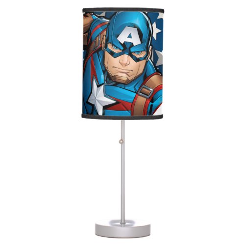 Avengers Classics  Captain America With Stripes Table Lamp